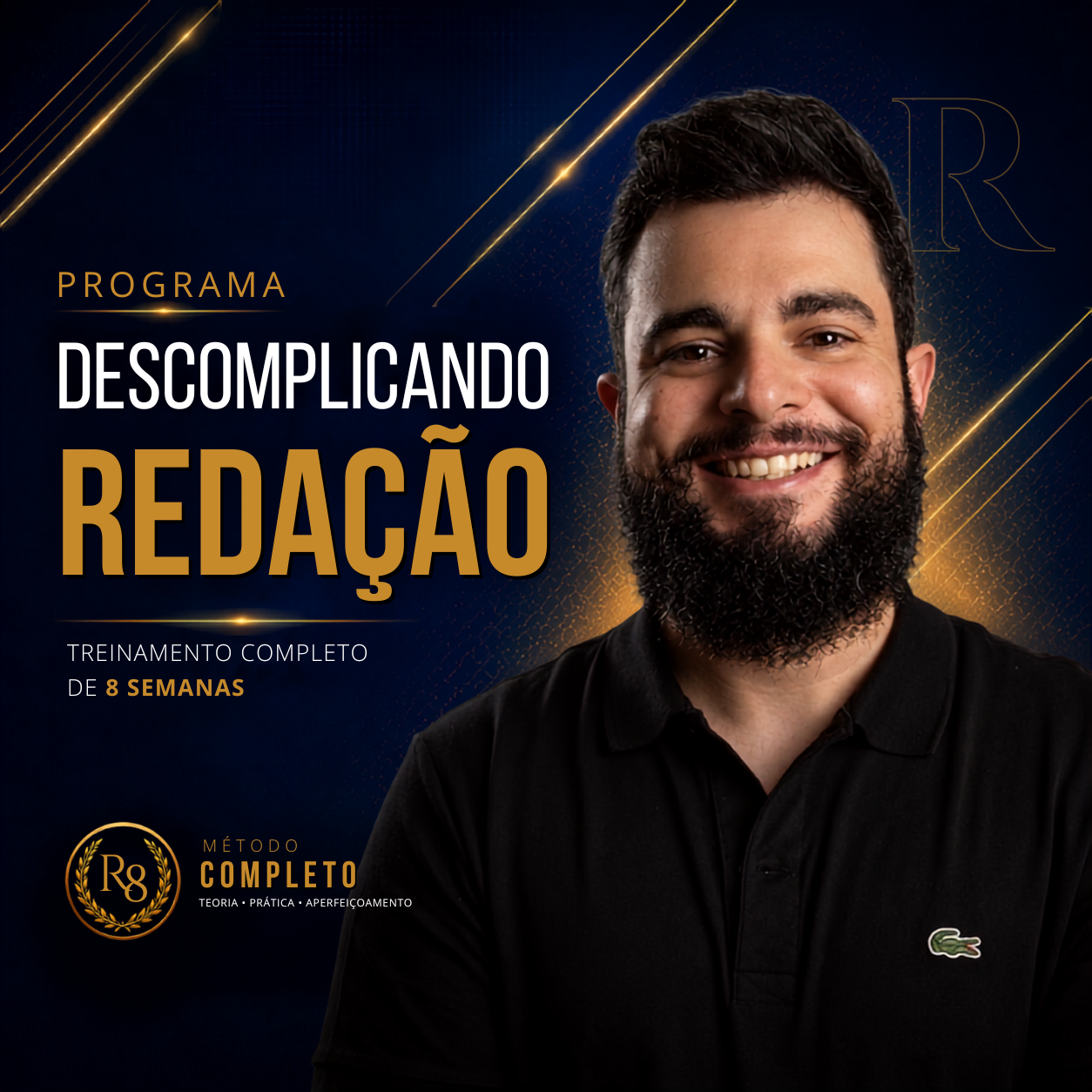 Foto do professor — Descomplicando Redação